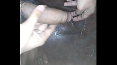 Hot desi indian guy 8 inch big dick masturbating